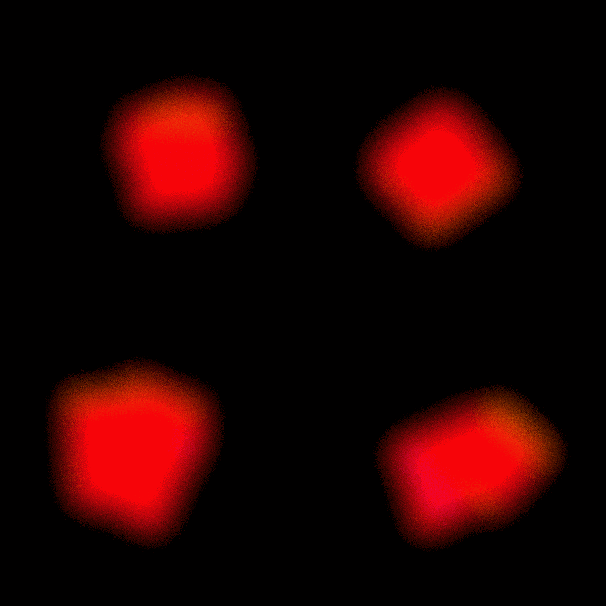 colorful atom collection