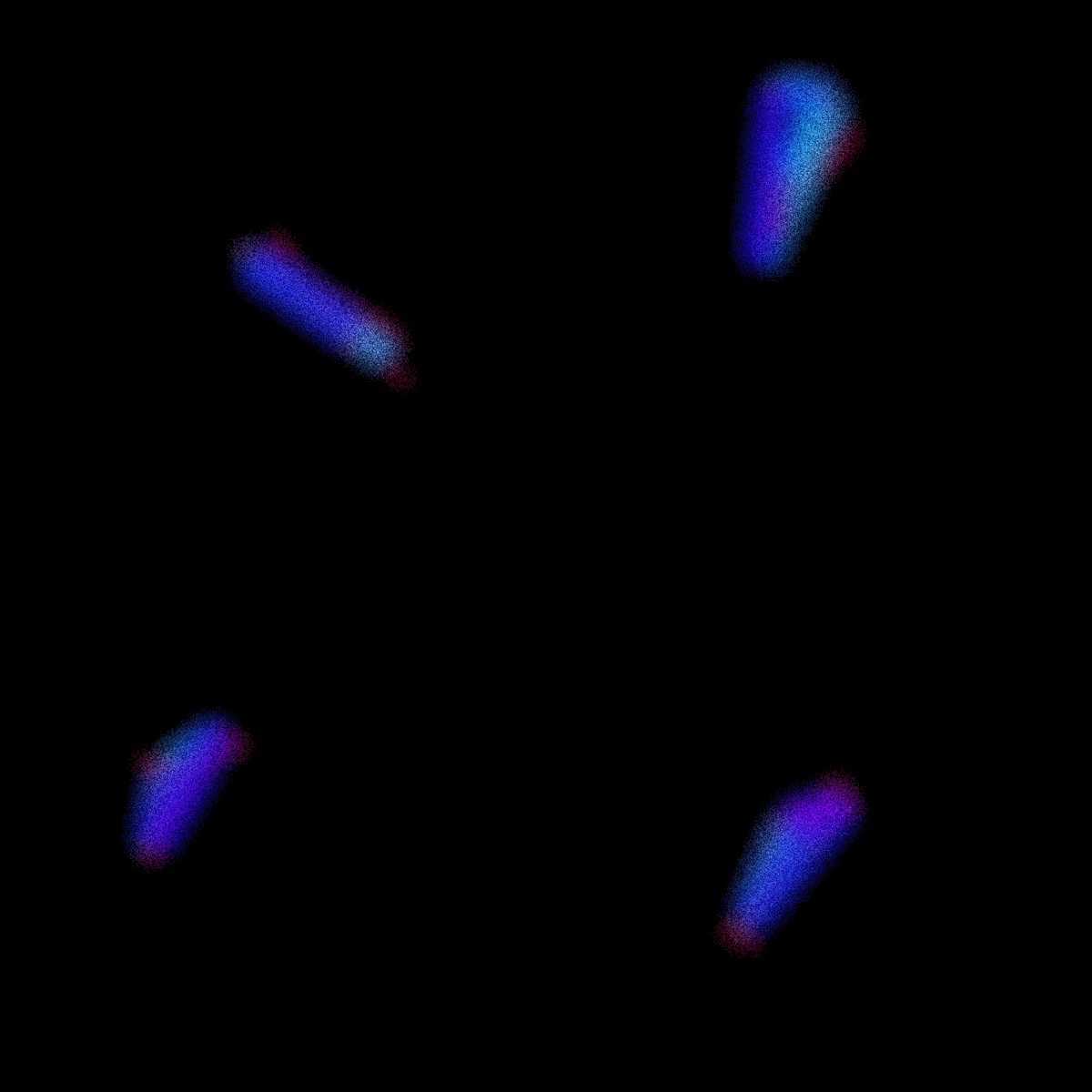 colorful atom collection